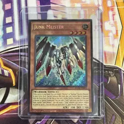 Konami Yu-Gi-Oh! TCG Junk Meister 1st Edition Secret Rare BLGG-EN033 - Image 1