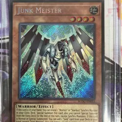 Konami Yu-Gi-Oh! TCG Junk Meister 1st Edition Secret Rare BLGG-EN033 - Image 4