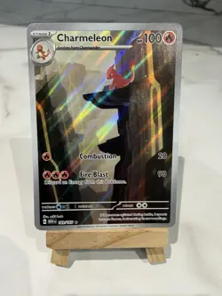 Pokemon TCG Charmeleon Scarlet & Violet 151 Card 169/165 illustration rare TCG - Image 2