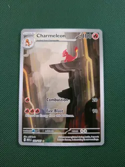 Pokemon TCG Charmeleon 169/165 151 Illustration Rare NM Raw Card - Image 2