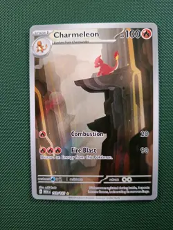 Pokemon TCG Charmeleon 169/165 151 Illustration Rare NM Raw Card - Image 5