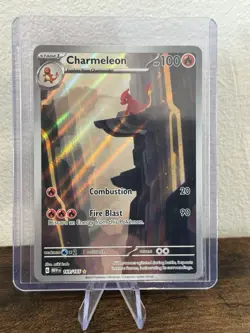 Pokemon TCG Charmeleon 169/165 151 Illustration Rare NM Raw Card - Image 1