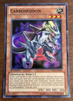 Yugioh - Carboneddon - Super Rare - DRLG-EN022 - 1st Edition - Image 1