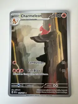 Pokemon TCG Charmeleon Holo Card Scarlet Violet-151 Illustration Rare 169/165 - Image 1