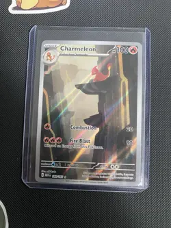 Pokemon TCG Charmeleon Holo Card Scarlet Violet-151 Illustration Rare 169/165 - Image 1