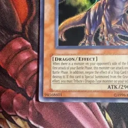 Yugioh, Tyrant Dragon DB2-EN151, Ultra Rare, Unlimited, LP - Image 4