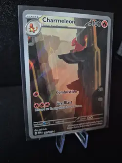 Pokemon TCG Charmeleon Holo Card Scarlet Violet-151 Illustration Rare 169/165 - Image 2