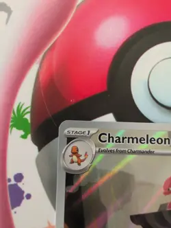 Pokemon TCG Charmeleon Holo Card Scarlet Violet-151 Illustration Rare 169/165 - Image 3