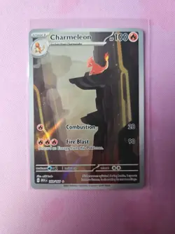 Pokemon TCG Charmeleon Holo Card Scarlet Violet-151 Illustration Rare 169/165 - Image 2