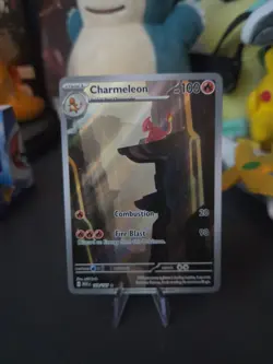 Pokemon TCG Charmeleon Holo Card Scarlet Violet-151 Illustration Rare 169/165 - Image 1