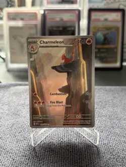 Pokemon TCG Charmeleon Holo Card Scarlet Violet-151 Illustration Rare 169/165 NM - Image 3