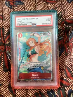 Nami Pre-Errata Alt Art OP01-016 Alpha One Piece TCG Romance Dawn 1st Wave - Image 2