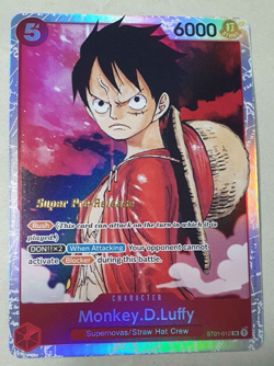 Monkey.D.Luffy SR & King SR Chara Super Pre-Release Stamped- NM - One Piece TCG - Image 1