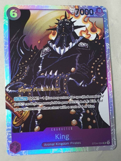 Monkey.D.Luffy SR & King SR Chara Super Pre-Release Stamped- NM - One Piece TCG - Image 3