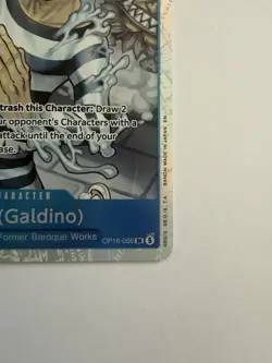 Mr.3(Galdino) (056) OP16-056 The Time of Battle Foil - Image 5