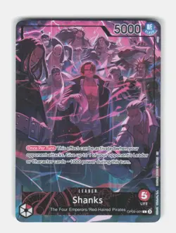 Shanks - 2nd Anniversary OP09-001 Leader English One Piece TCG - Image 1