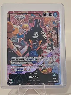 OP15-022 Brook Alt Art Leader Adventure on Kami’s Island One Piece TCG English - Image 1
