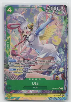 Uta (Alternate Art) OP13-023 Carrying On His Will NM/M - Buy More & Save - Image 1