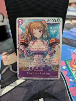 One Piece Premium Booster Best Vol. 2 #PRB02-010 SR Foil TCG Charlotte Pudding - Image 1
