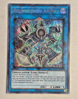 Yugioh Relinquished Anima BROL-EN087 Secret Rare 1st Ed NM - Image 1