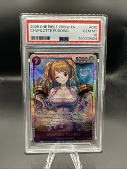 One Piece Charlotte Pudding PRB02-010 PSA 10 Gem Mint - Image 1