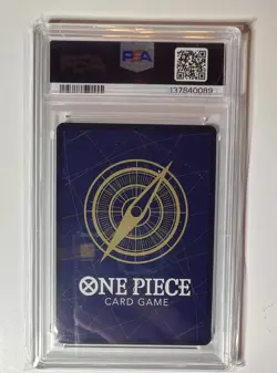 Namco One Piece CCG 2025 Dracule Mihawk OP12-030 SR Foil Alt Art PSA 10 - Image 5