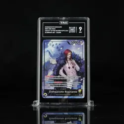 2025 ONE PIECE OP12-LEGACY OF THE MASTER #061 ALT ART DONQUIXOTE ROSINANTE TAG 9 - Image 1