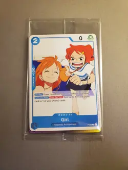 One Piece TCG P-096 Girl Pre-Release Promo – English – sealed - Image 1
