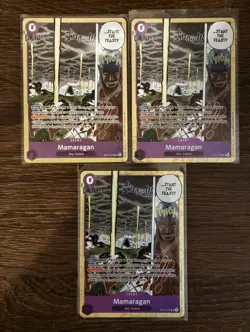 Mamaragan OP15-078 Super Rare Adventure on Kami's Island One Piece Foil NM x3 - Image 1