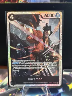 Kin'emon OP16-082 Super Rare The Time of Battle One Piece Near Mint - Image 1