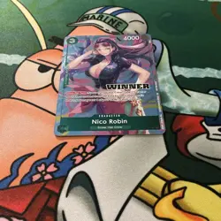 One Piece TCG Nico Robin Heroines Cup Winner P-111 - Image 4