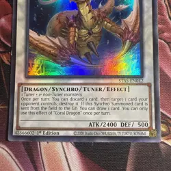 Yugioh! - STAS-EN042 - Coral Dragon - Ultra Rare - 1st Edition - NM/M - Image 3