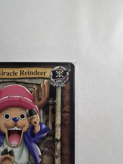 2005 One Piece Bandai CCG Chopper Silver Promo - Jolly Roger Stamp - Image 3