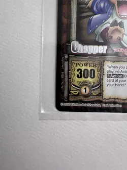 2005 One Piece Bandai CCG Chopper Silver Promo - Jolly Roger Stamp - Image 5