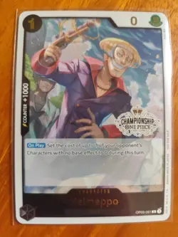 Op03-091 GOLD Helmeppo - Championship Stamped One Piece TCG UK Seller Tracked - Image 1
