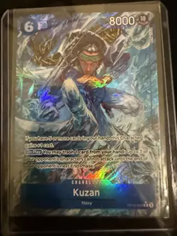 One Piece CCG Kuzan Character Alt Art Foil Legacy Master Rare OP12-043 EN - Image 1