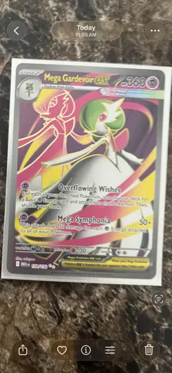 Mega Gardevoir EX 159/132 Me01: Mega Evolution Holo Ultra Rare 360 HP ENG - Image 2