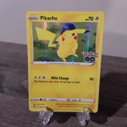 2022 Pikachu Rare 028/078 Pokemon Go Holo Foil - Image 1