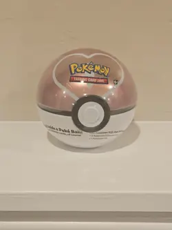 Pokemon TCG: Love Ball Pokeball Tin the RARE (J21) Factory Sealed - Image 1