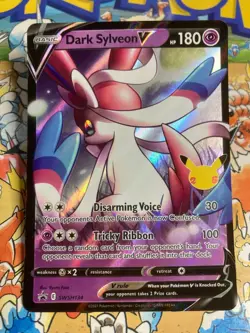 Dark Sylveon V SWSH134 Holo Promo Sword & Shield Promo Pokemon - Image 1
