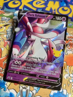 Dark Sylveon V SWSH134 Holo Promo Sword & Shield Promo Pokemon - Image 2