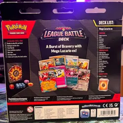 Pokemon TCG League Battle Deck Mega Lucario ex - Image 2