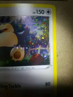 Snorlax 140/202 Sword & Shield Holo Cosmos Holo Rare Pokemon TCG NM - Image 3