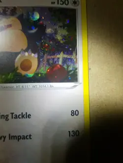 Snorlax 140/202 Sword & Shield Holo Cosmos Holo Rare Pokemon TCG NM - Image 4