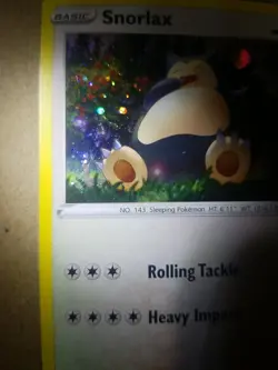 Snorlax 140/202 Sword & Shield Holo Cosmos Holo Rare Pokemon TCG NM - Image 5