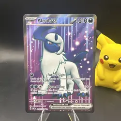 Absol ex 214/197 Ultra Rare Obsidian Flames Full Art Pokemon Card NM - Image 1