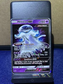 Nihilego GX 49/111 SM Crimson Invasion Ultra Rare Holo 180 HP EN - Image 1