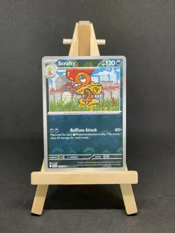 Scrafty- 058/086 - Poke Ball Holo - White Flare - Pokemon TCG - Image 1