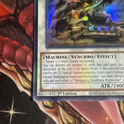 Yugioh! - STAS-EN043 Rampaging Smashtank Rhyn - Ultra Rare - 1st Edition - NM/M - Image 4
