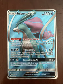 Pokemon TCG Suicune GX Lost Thunder Holo Full Art Ultra Rare Card 200/214 - Image 1